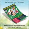 Enhance Your School's Branding with Customizable Admission Open Pamphlet Designs