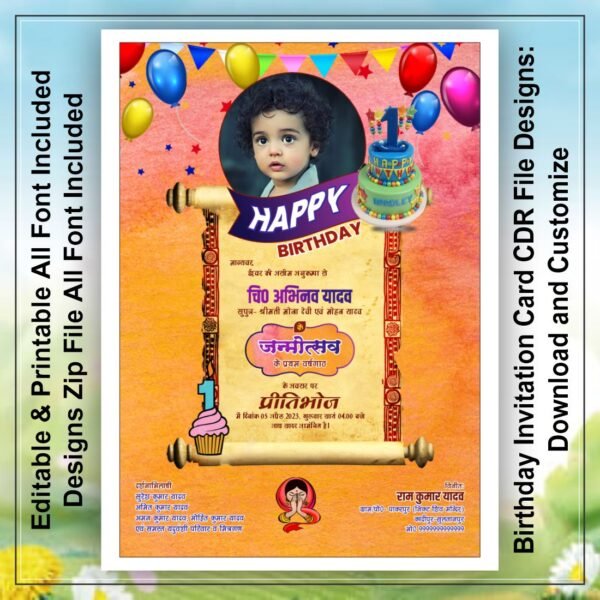 Customizing Your Hindi Birthday Invitation Card: A How-To Guide