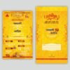Hindu Cards Wedding Design & Envelope Mockup Free