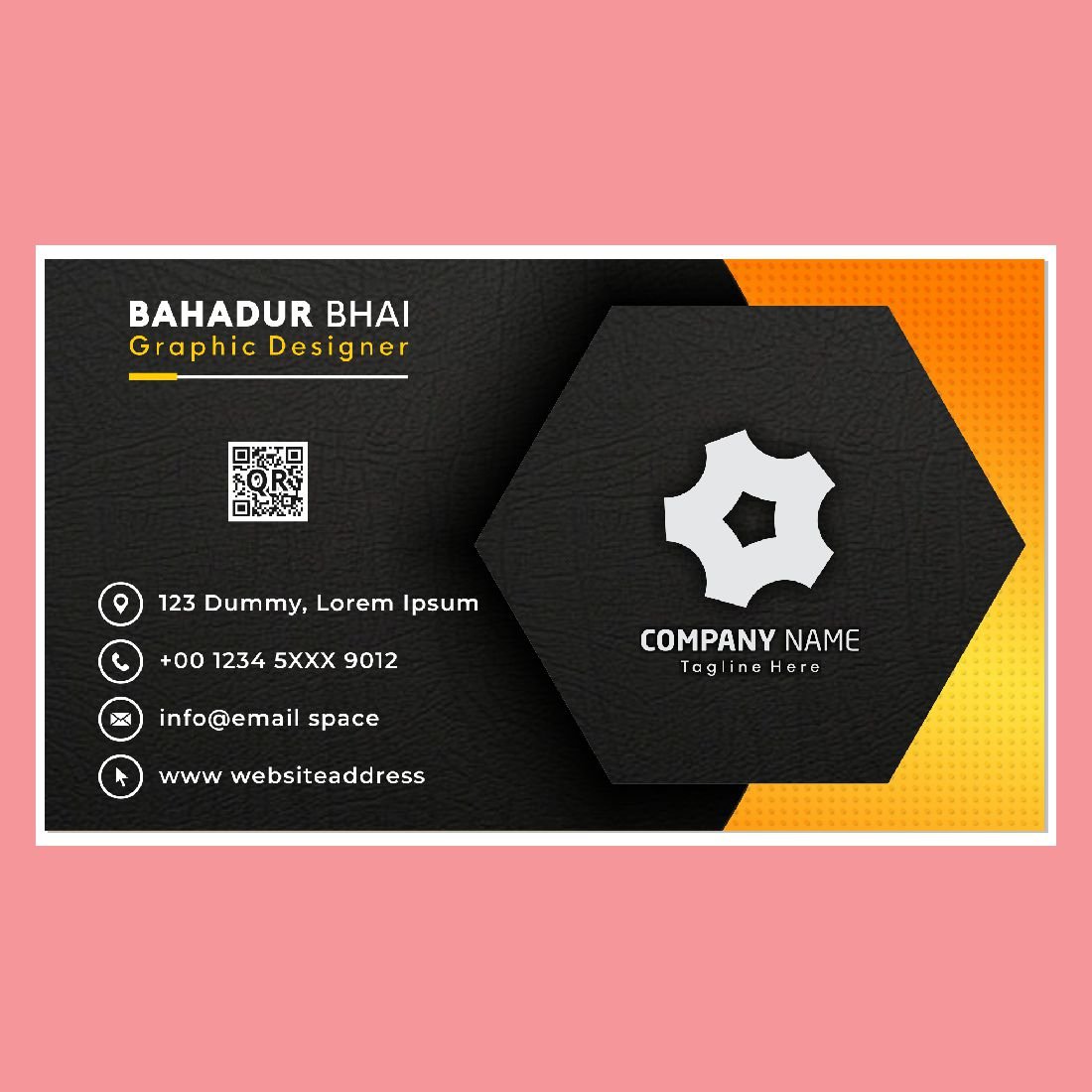 business visiting card