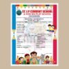 report card format for kindergarten