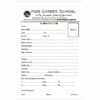 school admission form design download
