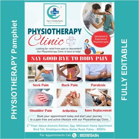 PHYSIOTHERAPY Pamphlet Design