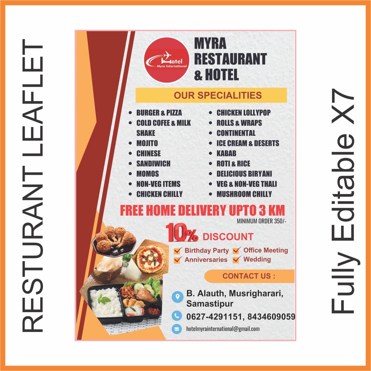 RESTURANT LEAFLET