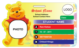 Mr. Mouse Acrylic ID Card Format Design