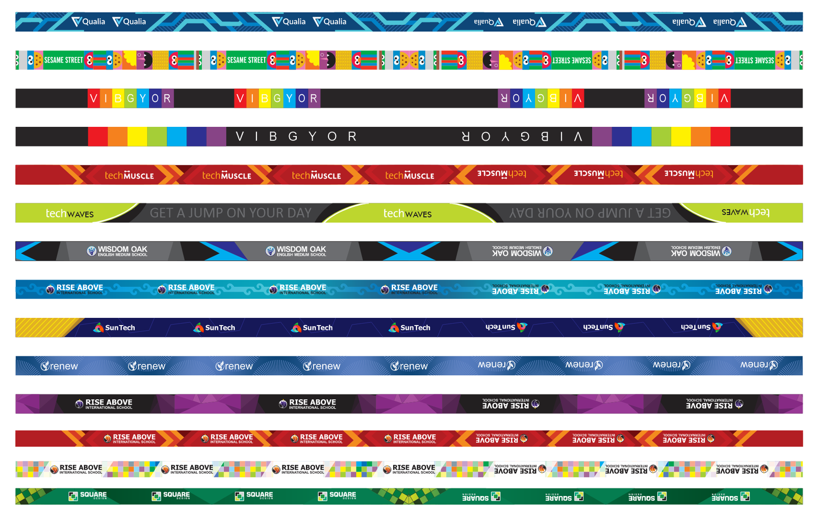 Multicolour Lanyard 14 Designs Download