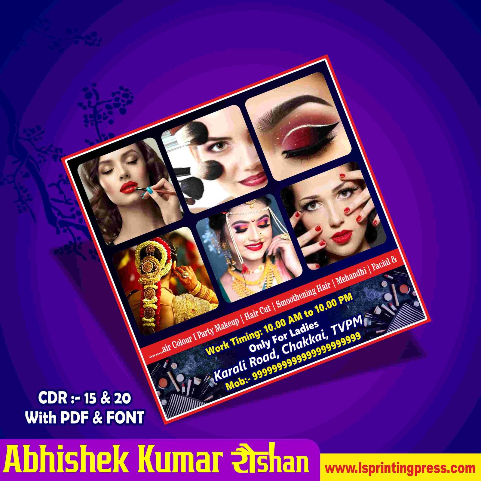 Beauty Palour banner Design