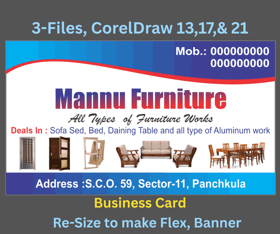 Furniture Shop Business Card