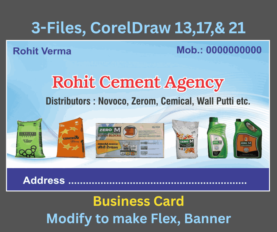 Cement Agency Business / Visiting Card