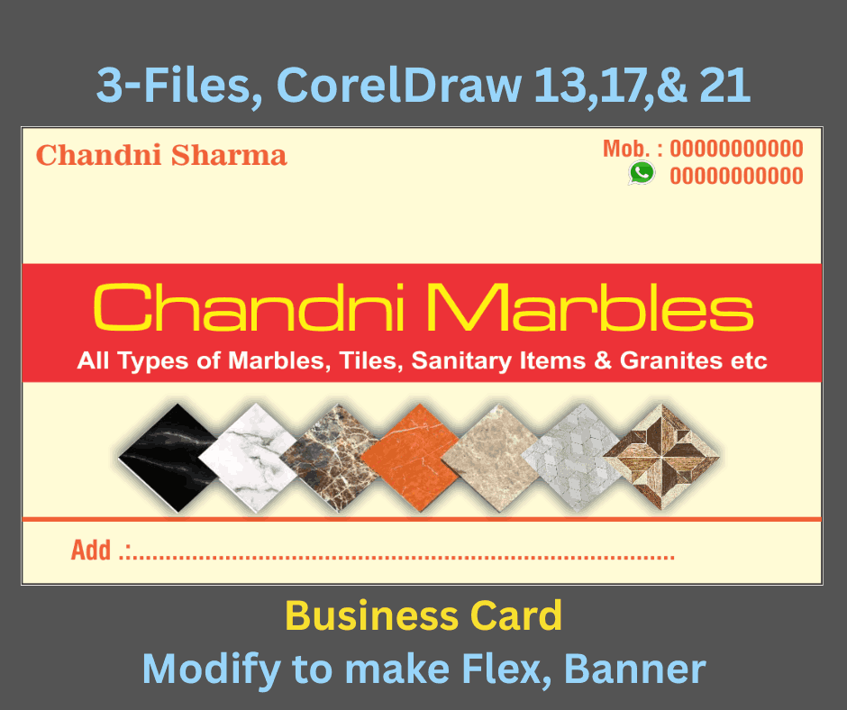 Marble Store Business / Visiting Card