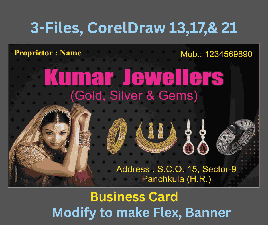 Jewellary shop Business / Visiting Card