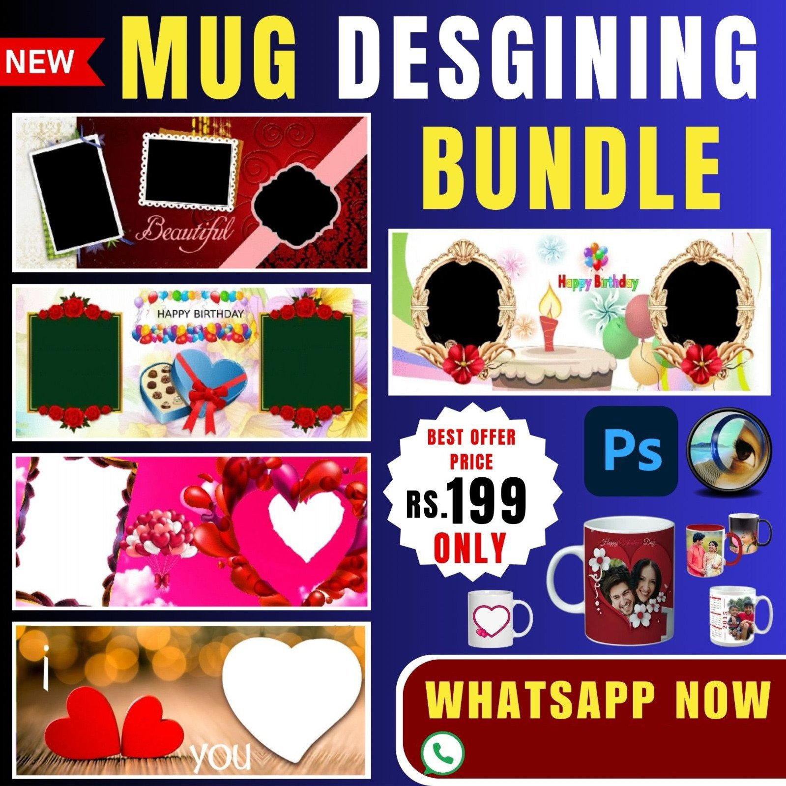 Mug Desgining Bundle