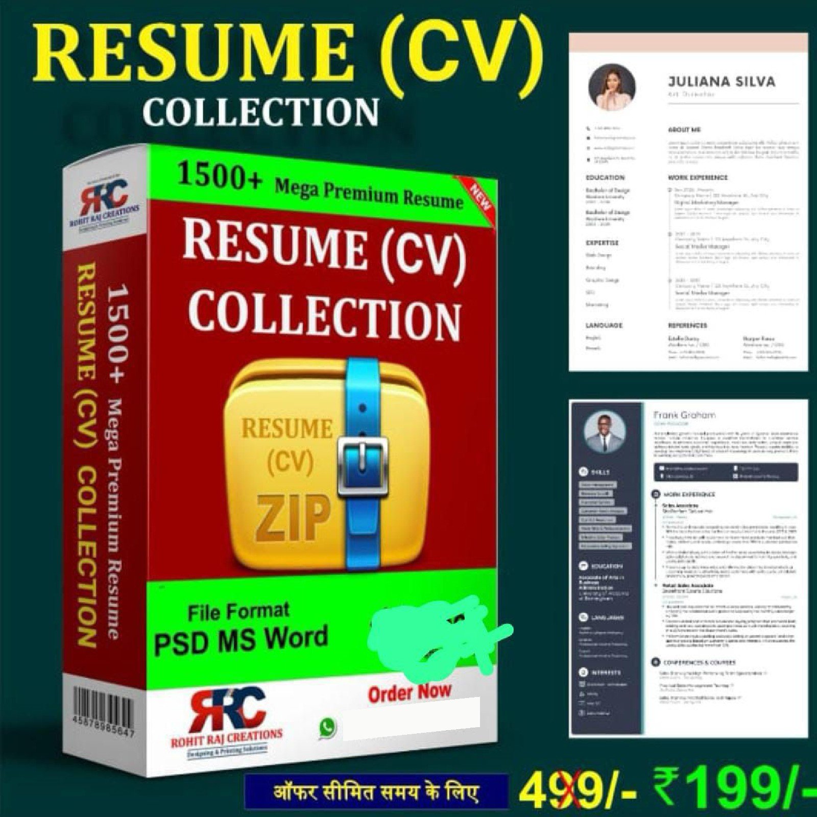 1500+ Resume Collection Bundle