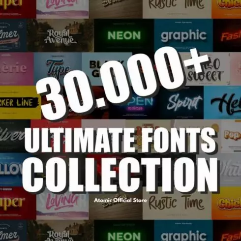 30K Font Bundle
