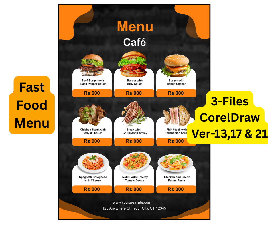 Fast Food Menu
