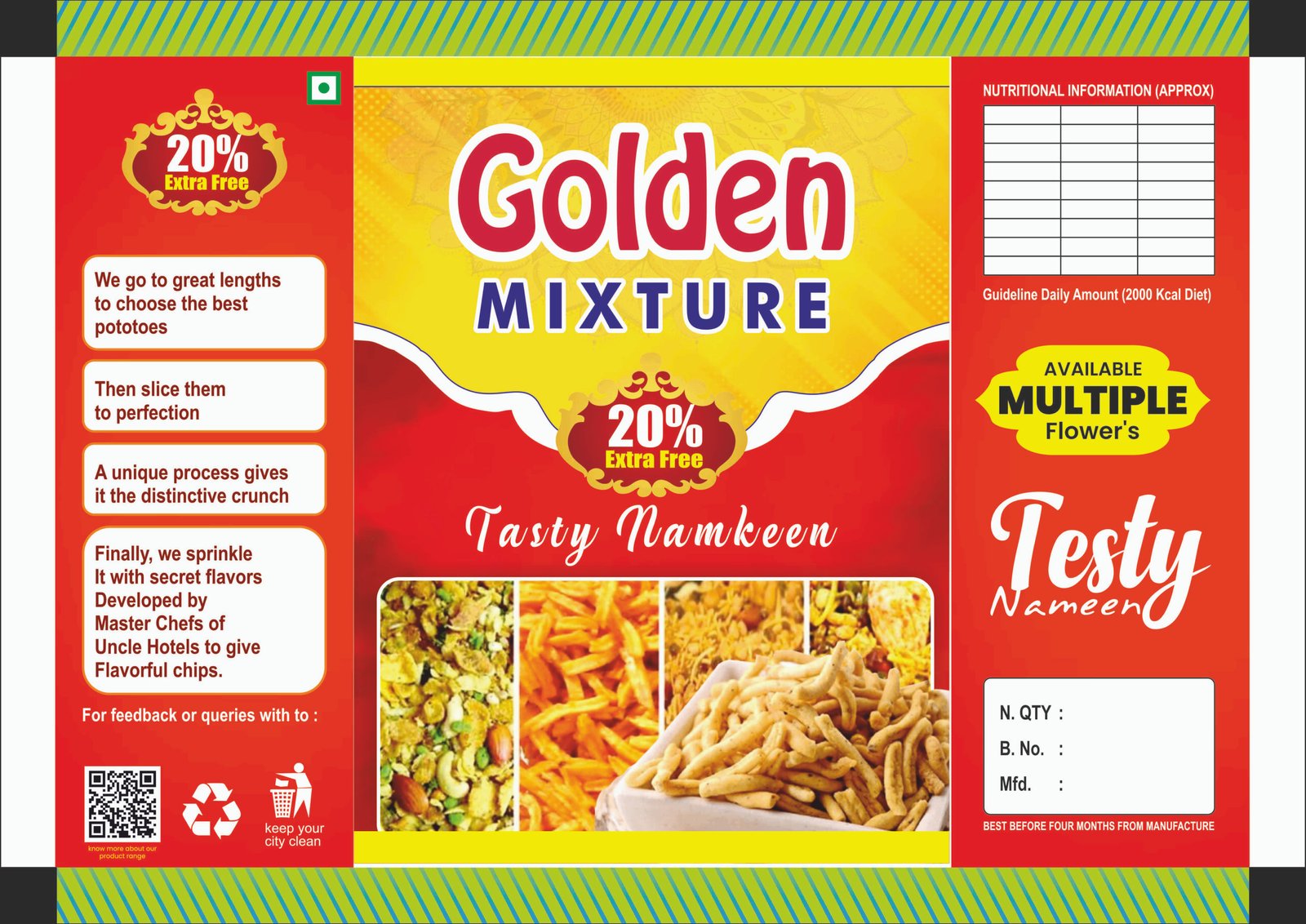 namkeen packging design