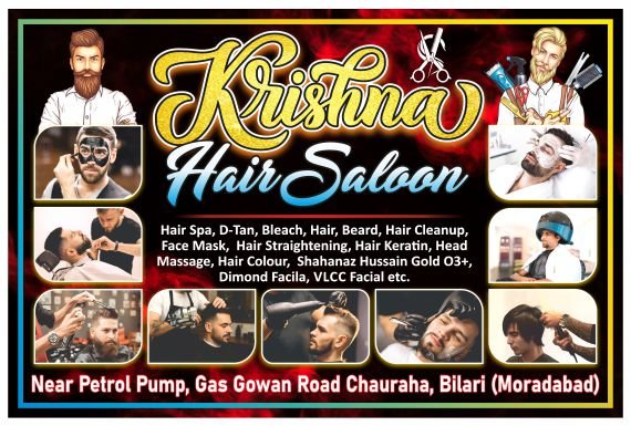 Modern Hair Cutting banner design cdr file