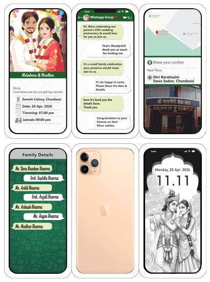 New whatsapp style anniversary card design cdr file